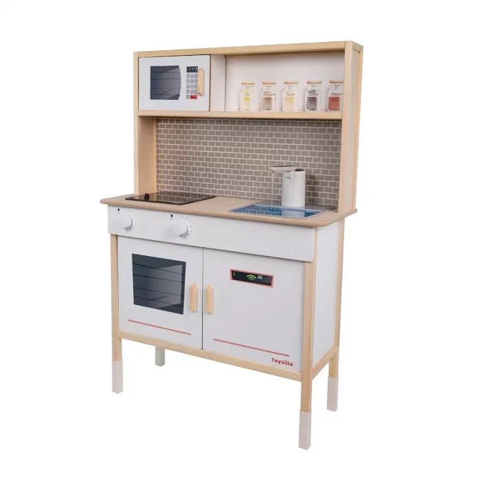 T1026 Ahşap Su Oyun Mutfağı Su Motorlu