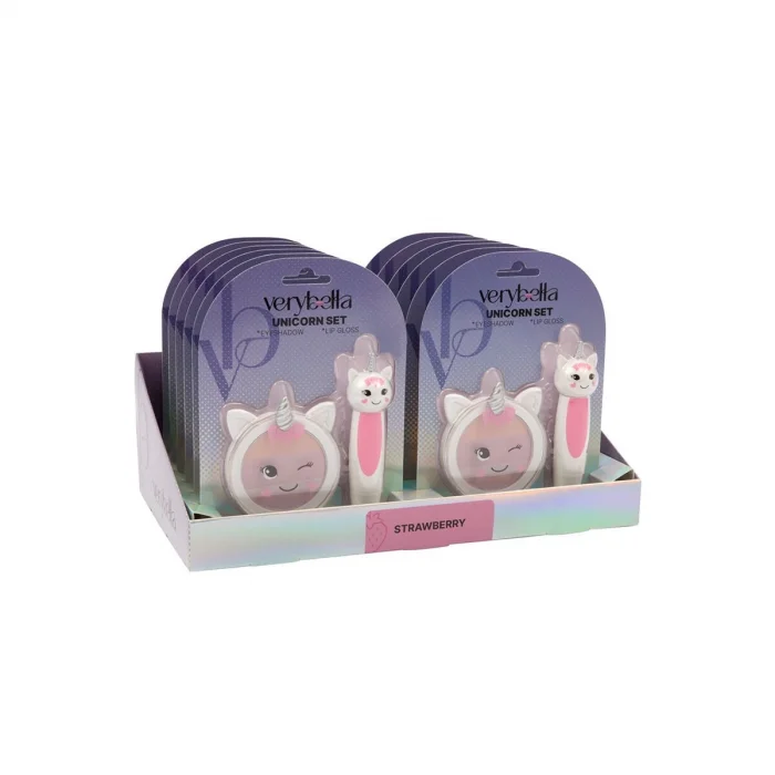 Vrb47000 Very Bella - Unicorn Seti (lip Gloss+far)