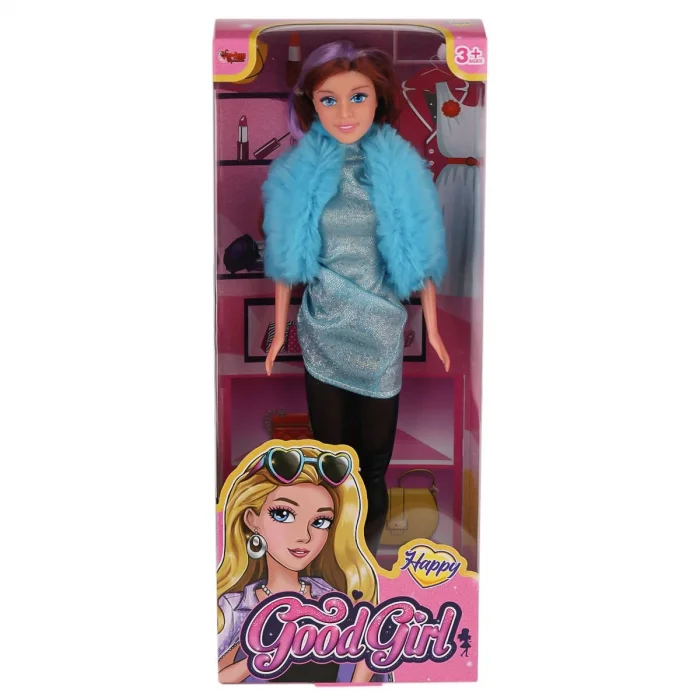 Wg-66771  Parlak Drape Elbiseli Bebek 29 Cm -vardem