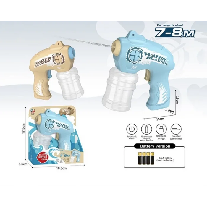 X3 Pilli Otomatik Su Tabancası