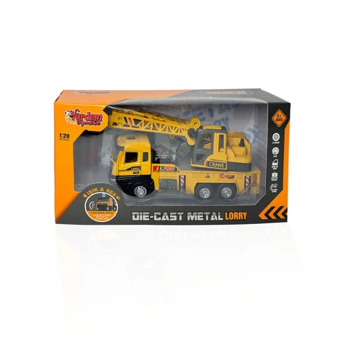 Xx992-02ab Çek Bırak Işıklı Ve Sesli Kule Vinç 1:28 -vardem Oyuncak