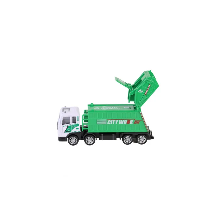 Yh-711-57a Sürtmeli Metal 1:50 Çöp Kamyonu