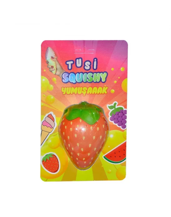 0007 Köpük Squishy Çilek -tusi
