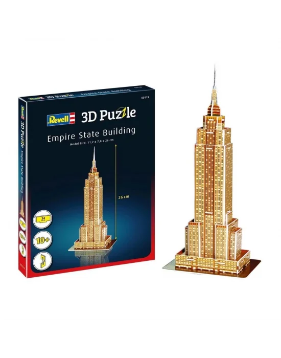 00119 Revell 3d Puzzle Empire State Binası 24 Parça