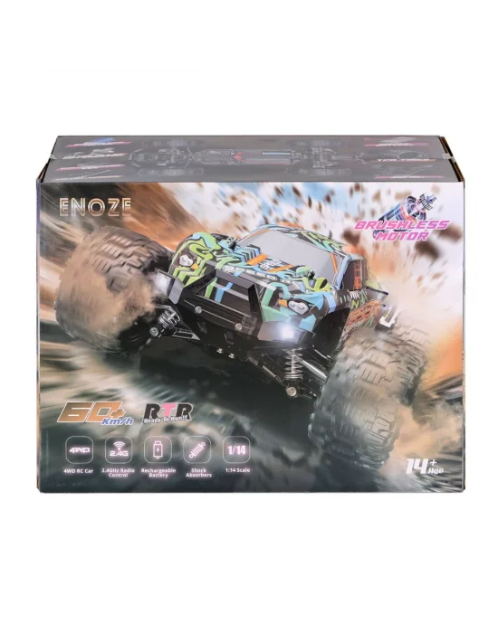 001e Kumandalı 4x4 Fırçası Motor 1:14 Gaser Arazi Aracı -gepettoys