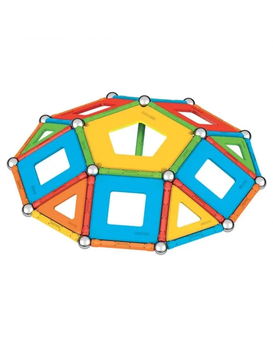 00379 Sun-geo-renkli Manyetik Çubuklar 78 Prç