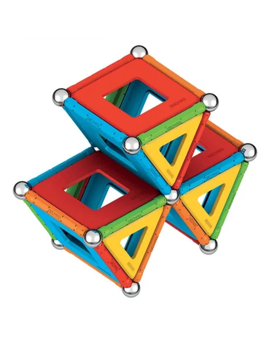 00379 Sun-geo-renkli Manyetik Çubuklar 78 Prç