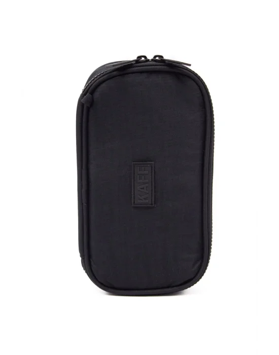 01110 Siyah Krinkıl Kumaş Su Geçirmez Organizer Kalem Bölmeli Kalemlik Kalem Kutusu