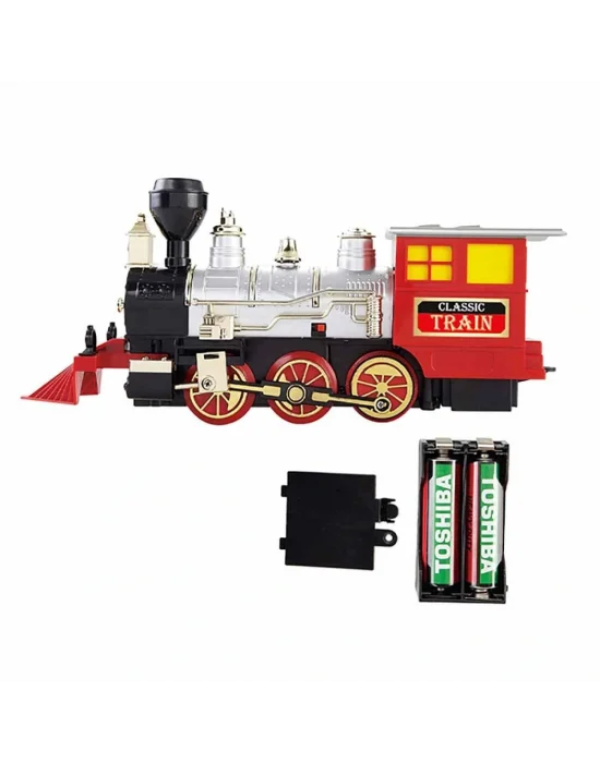 01551 Sunman, Sesli Ve Işıklı Klasik Tren Seti 16 Parça