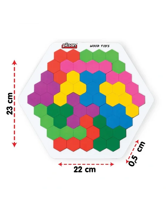 02 016 Ahşap Petek Tangram