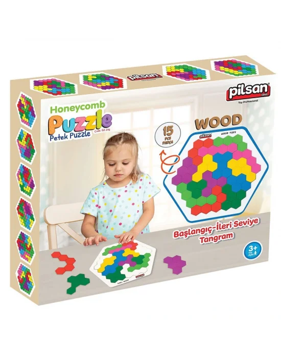 02 016 Ahşap Petek Tangram