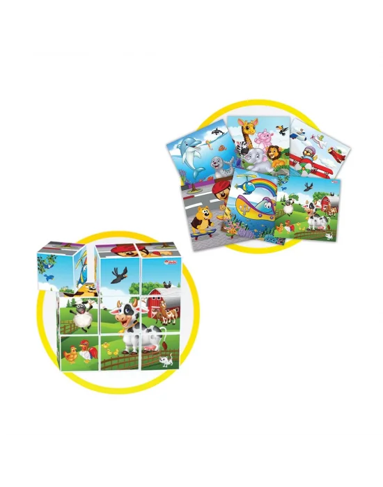 02034 Resimli Küpler 9 Lü