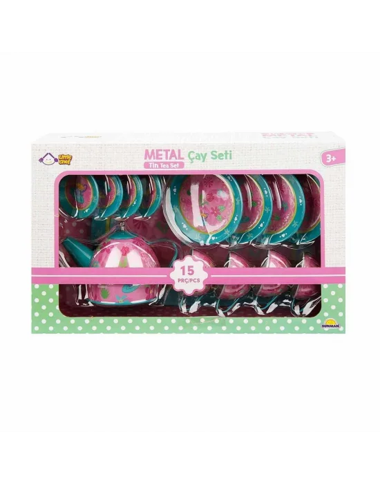 02169 Metal Oyuncak Çay Takımı 15 Parça -sunman