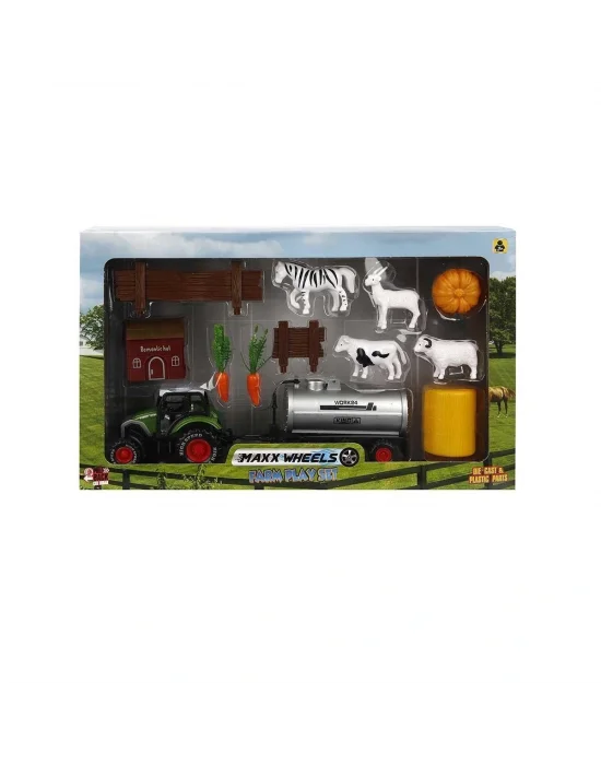 02557 Maxx Wheels Çiftlik Seti 12 Parça -sunman
