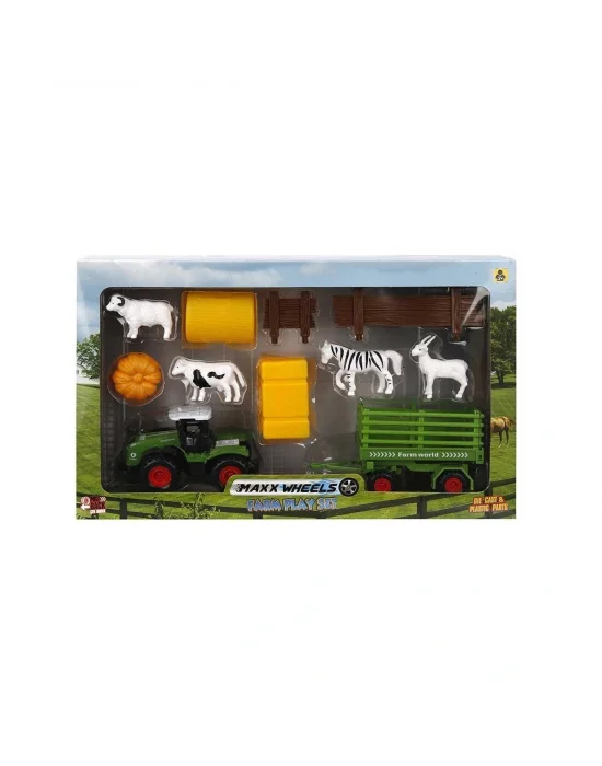 02557 Maxx Wheels Çiftlik Seti 12 Parça -sunman