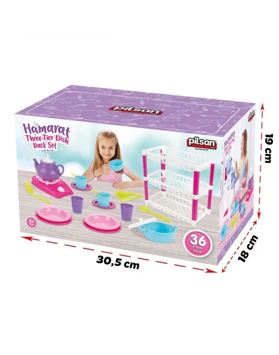 03 337 Pilsan 3 Katlı Hamarat  Mutfak Seti