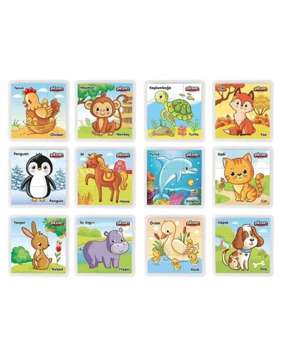 03 355 Anımal Serıes Puzzle Set