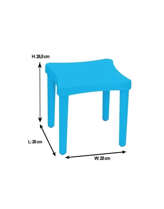 03 493 Storym İki Tabureli Masa Mavi