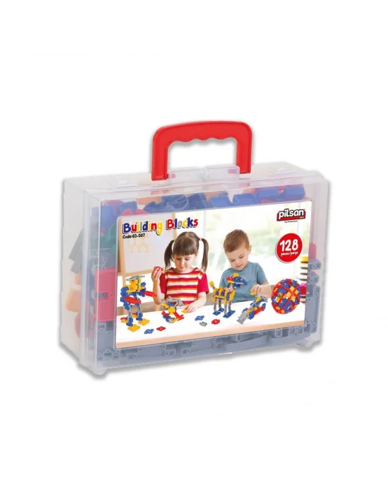 03 507 Buıldıng Blocks Çantalı 128 Parça Şok