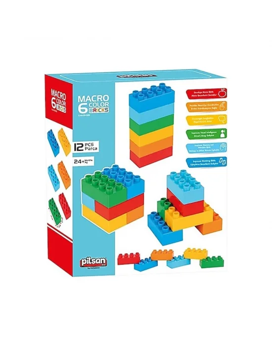 03 555 Makro 6 Renkli Tuğla Bloklar