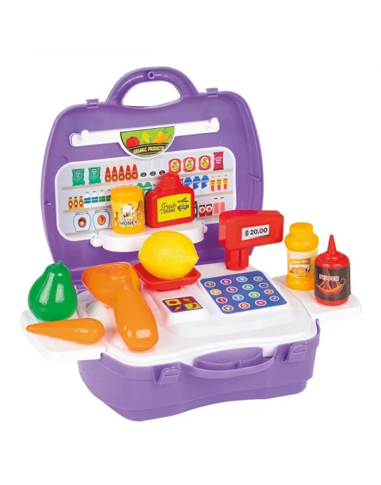 03 563 Çantalı Market Seti -pilsan Oyuncak