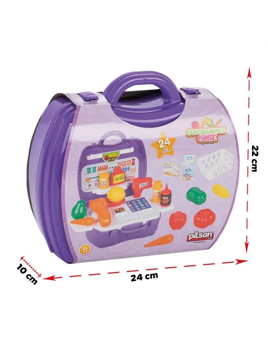 03 563 Çantalı Market Seti -pilsan Oyuncak