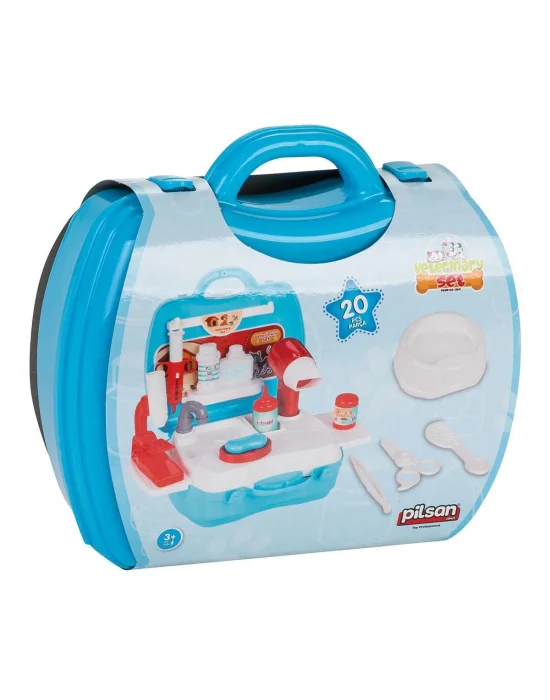 03 564 Çantalı Veteriner Seti -pilsan Oyuncak