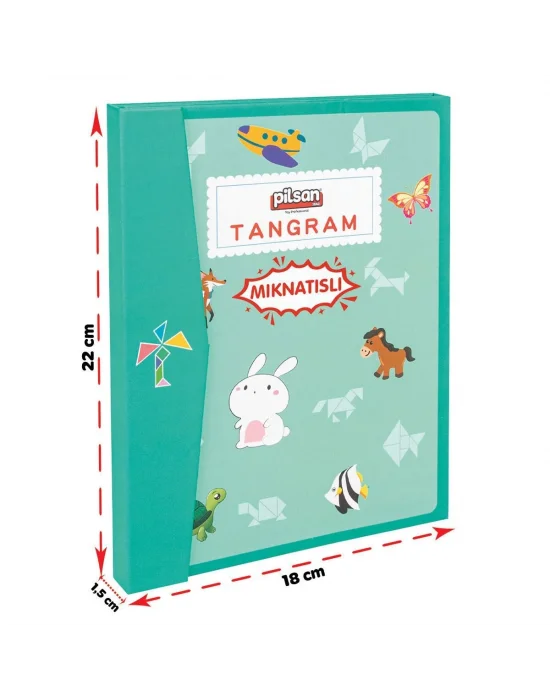 03 569 Ahşap Manyetik Tangram -pilsan Oyuncak