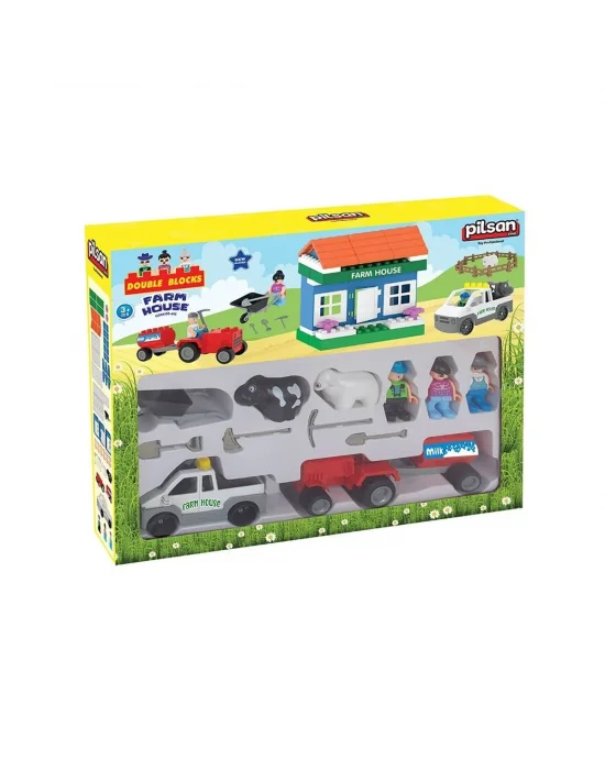 03 615 Double Blocks Çiftlik Seti -pilsan