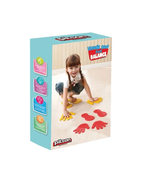 03 707 El Ve Ayak Denge Oyunu Kırmızı-sarı-mavi