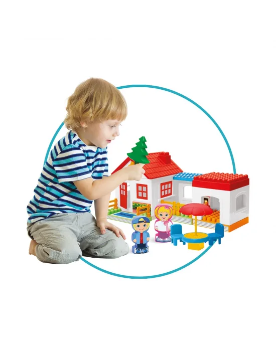 03135 Tek Katlı Ev Bloklar 36 Parça