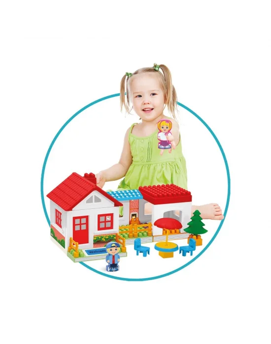 03135 Tek Katlı Ev Bloklar 36 Parça