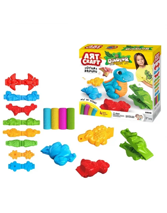 03549 3d Dinazor Hamur Set 200gr
