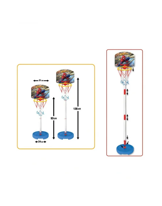 03653 Spiderman Küçük Ayaklı Basketbol Potası -fentoys