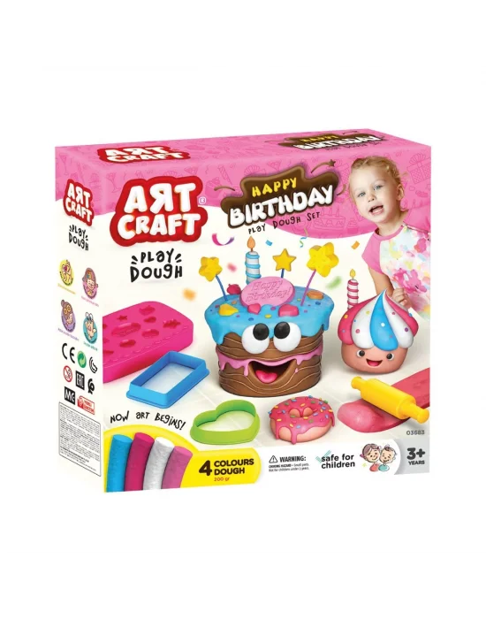 03683 Art Craft Doğum Günü Hamur Set 200 Gr