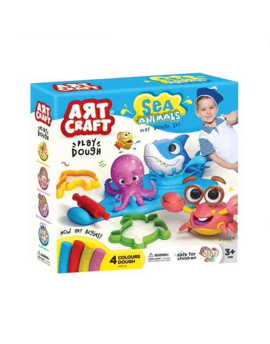 03684 Art Craft Deniz Hayvanları Hamur Set 200 Gr
