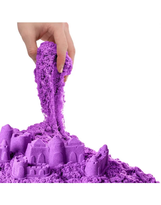 03689 Aksesuarlı Mor Kinetik Oyun Kumu 500 Gr -dede