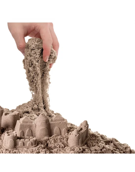 03690  Aksesuarlı Naturel Kinetik Oyun Kumu 1000 Gr -dede