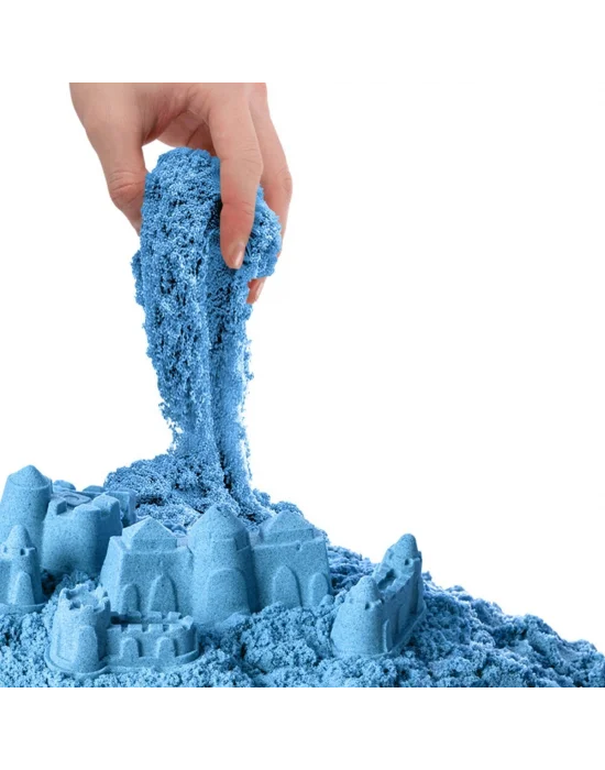 03691 Aksesuarlı Mavi Kinetik Oyun Kumu 1000 Gr