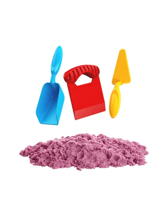 03693 Aksesuarlı Pembe Kinetik Oyun Kumu 1000 Gr