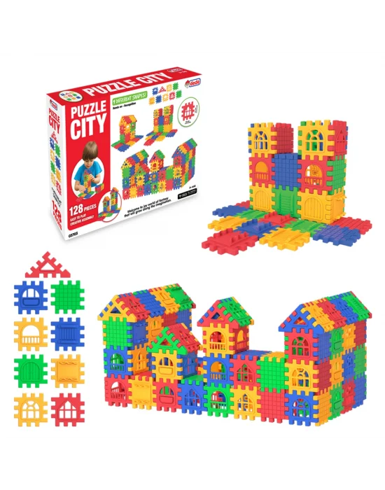 03703 Puzzle City 128 Parça -dede