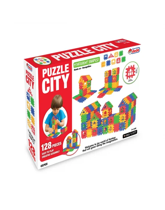 03703 Puzzle City 128 Parça -dede