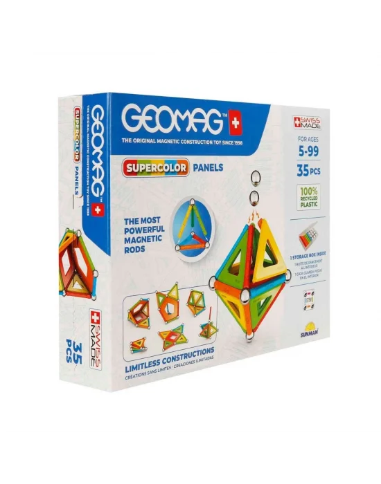 0377 Renkli Manyetik Zeka Oyunu 35 Parça -sunman