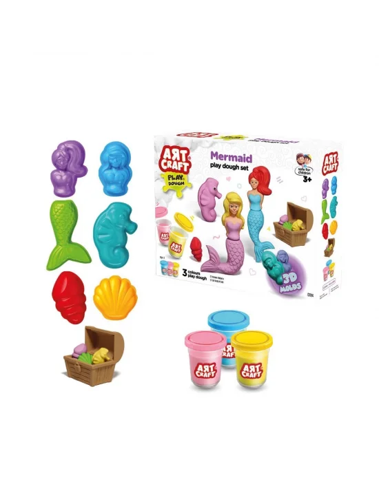 03994 Art Craft Deniz Kızı Hamur Set 168 Gr -fentoys