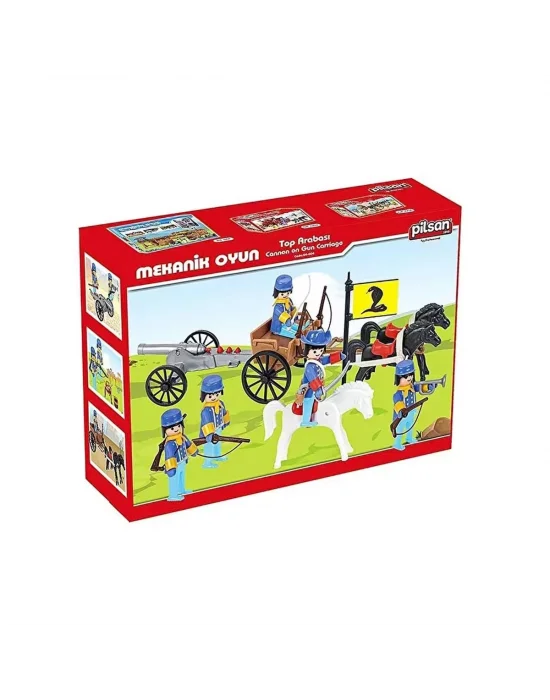 04 004 Mini Mekanik Seri 4 Top Arabası -pilsan Oyuncak