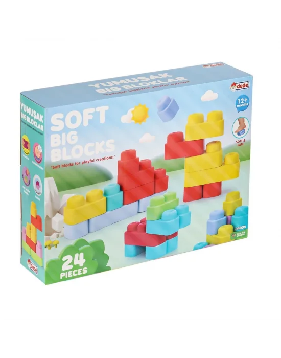 04006 Yumuşak Big Bloklar 24 Parça -dede