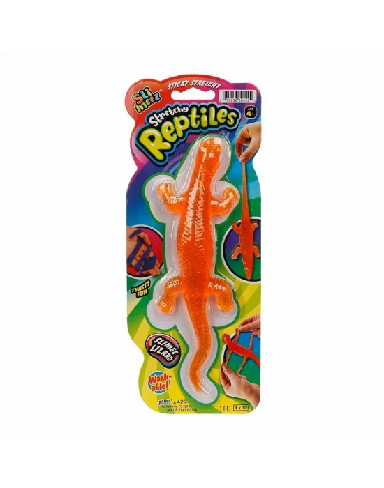 0429 Sun-jru-kartelalı 3 Asorti Yılan Kertenkele Timsah  Streç - Sunman