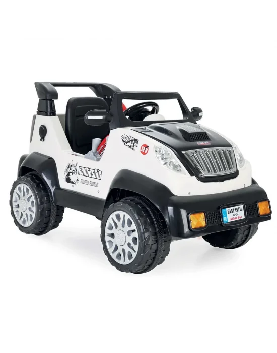 05 234 Fantastik 12v Uzaktan Kumandalı Akülü Araba Beyaz -pilsan