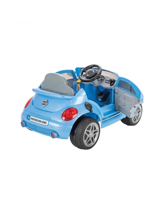 05 281 Pilsan, Tostos 12v Kumandalı Akülü Araba Metalik Mavi +3 Yaş