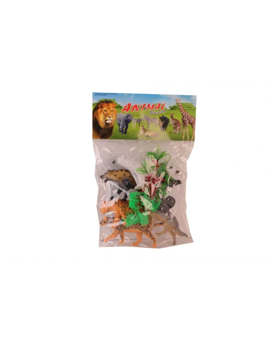 050-a27 Pvc De Vahşi Hayvanlar Seti 72